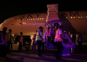 Jemaah Haji Kloter 5 Tiba di Banda Aceh, 1 Dirujuk ke Rumah Sakit