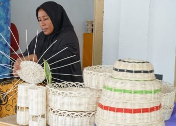 Produk Anyaman Rotan Aceh Besar Cukup Diminati