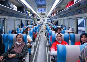 Volume Pelanggan KA Jarak Jauh Naik 53 Persen