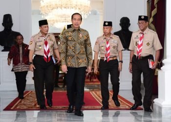Presiden Terima Kunjungan Ketua Kwarnas Pramuka