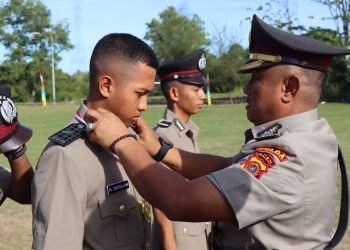 Irwasda Polda Aceh Lantik 201 Bintara Remaja Polri