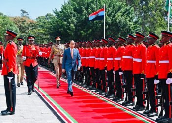 Presiden Jokowi Disambut Hangat Presiden William Ruto