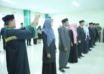 Lantik Para Pejabat Baru, Ini Pesan Rektor UIN Ar-Raniry