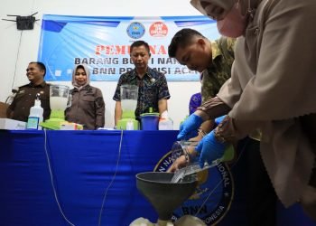 BNN Aceh Musnahkan Barang Bukti Narkotika