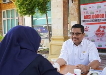 DLHK Aceh Berhasil Kumpulkan 160 Kantong Darah pada Kegiatan Donor Darah Rutin