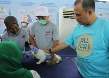 Menuju Indonesia Bebas Rabies 2030, Kementan Gelar Vaksinasi Serentak