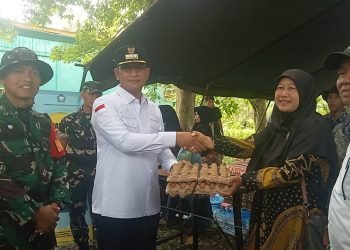 Tekan Inflasi, Stunting dan Kemiskinan Ekstrim, PJ. Bupati Aceh Selatan Kunjungi Operasi Pasar Murah