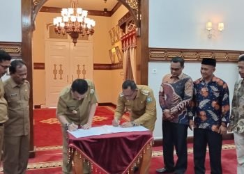 Tandatangani Pengelolaan TAHURA Trumon, Pj Bupati Aceh Selatan Ucapkan Terima kasih