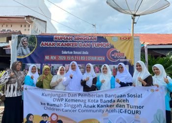 DWP Kemenag Kota Banda Aceh Mengunjungi Rumah Singgah C-Four Usai Apel HAB ke-78