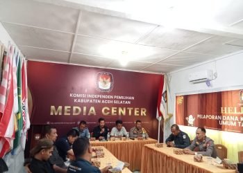 KIP Aceh Selatan : Sebanyak 889 Logistik Surat Suara Rusak Setelah dilakukan Sortir Lipat