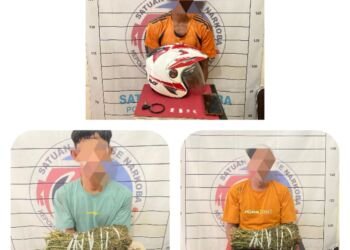 Tiga lelaki penyalahguna Narkotika  diamankan Satres Narkoba Polres Aceh Selatan.