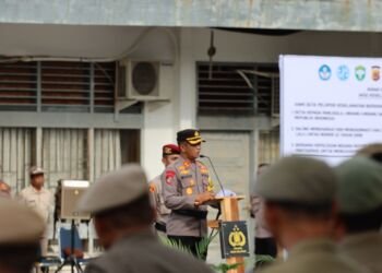 Polres Aceh Selatan Apel Gelar Pasukan Operasi Keselamatan Lalulintas Tahun 2024