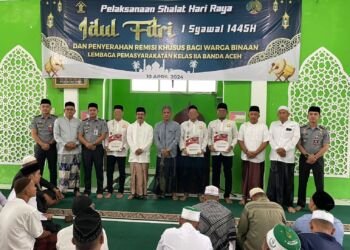 5.604 Narapidana di Aceh Terima Remisi Idulfitri 1445 H