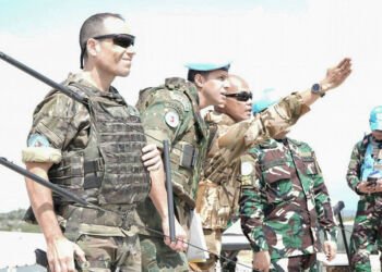 Pastikan Prajurit Baik, DCO Kunjungi Markas Angel of Blue Line di Lebanon