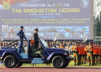 Pimpin Upacara HUT ke-78 TNI AU, Ini Pesan Panglima TNI