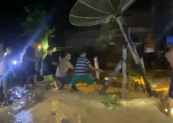 Desa Nalon Aceh Timur Dilanda Banjir Dengan Ketinggian Air Capai 70 Cm