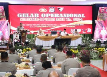 Kapolda Aceh Buka Gelar Operasional Semester satu Tahun 2024