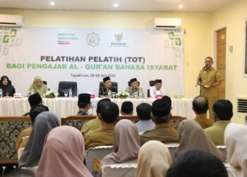 Buka Pelatihan TOT bagi Pengajar Al-Quran Bahasa Isyarat, Ini Pesan Pj Bupati Aceh Selatan
