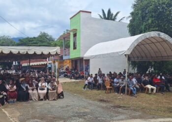 Masyarakat Sukamakmur Hadiri Peusijuek Cabup dan Cawabup Aceh Besar dari Partai Aceh