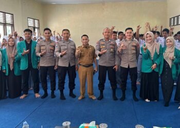 Tingkatkan Disiplin Pelajar, Polres Aceh Selatan gelar Saweu Sikula