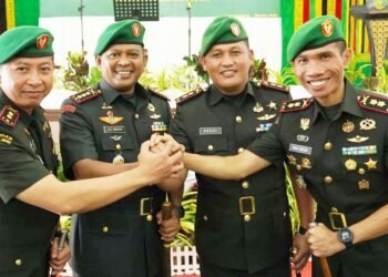 Danrem Ali Imran Pimpin Sertijab Tiga Dandim