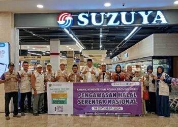 Satgas Halal Kemenag Aceh Lakukan Pengawasan di 70 Lokasi se-Aceh