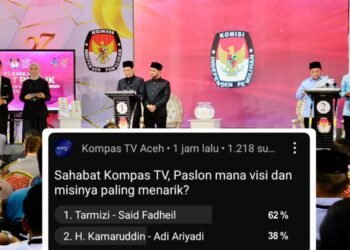 Tarmizi-Said Kuasai 62 Persen Polling Debat, Visi-Misi Tarsa Lebih Menarik