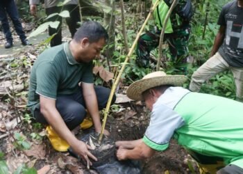 Lestarikan alam hijau, Pj Wali Kota Sabang tanam pohon di Air Terjun Pria Laot