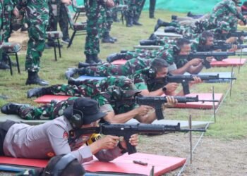 Rayakan HUT yang ke-68, Kodam Iskandar Muda Gelar Lomba Menembak