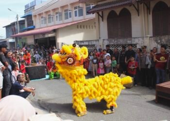 Perayaan Tahun Baru Imlek di Banda Aceh Diwarnai Atraksi Barongsai