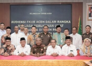 Plt Kajati Aceh Terima Audiensi FKUB, Perkuat Toleransi dan Harmoni Beragama di Aceh
