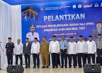 PPIH Embarkasi Aceh 2025 Dilantik