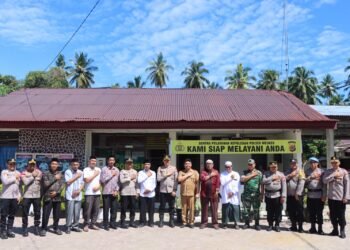 Kapolres Aceh Selatan kunker ke Polsek Meukek dan Labuhanhaji Timur guna memastikan kesiapan operasional
