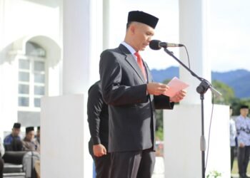 Wabup Zaman Akli Pimpin Upacara Hardiknas di Abdya