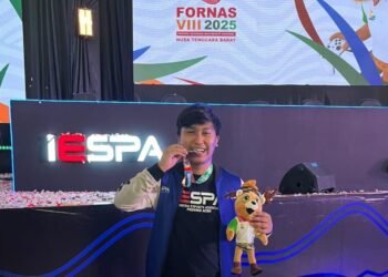Atlet E-Football Aceh Muhammad Putra Ramadhan Raih Perak di Fornas VIII NTB 2025