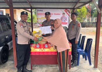 Polsek Jajaran Polres Aceh Selatan Gelar Gerakan Pangan Murah Bantu Ekonomi Masyarakat