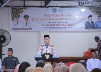 Safaruddin Santuni 736 Anak Yatim di Abdya, Bantuan Langsung Ditransfer ke Rekening Penerima