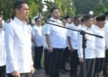Sekda Aceh Pimpin Apel Perdana, Tekankan Disiplin ASN