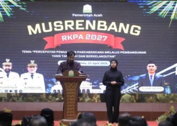 Mualem Buka Musrenbang Aceh 2027, Dorong Percepatan Pemulihan Pascabencana
