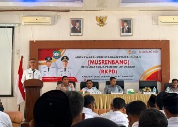 Wakil Bupati Abdya, Zaman Akli, S.Sos., M.M., membaca am